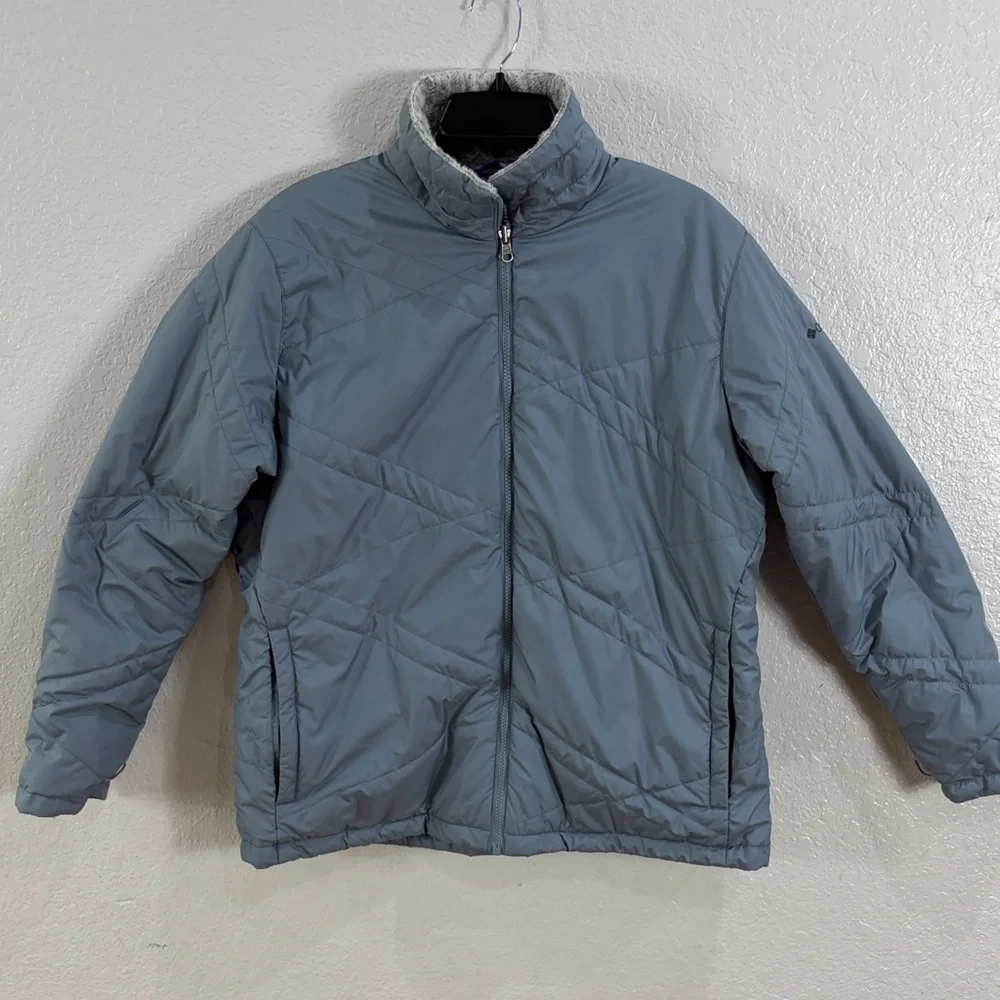 Columbia Maroon Hooded Jacket - Picture 8 of 17